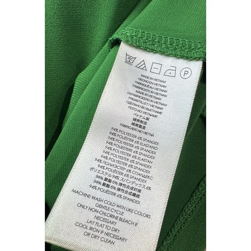 Michael Kors Kelly Green Midi Dress SIZE SMALL